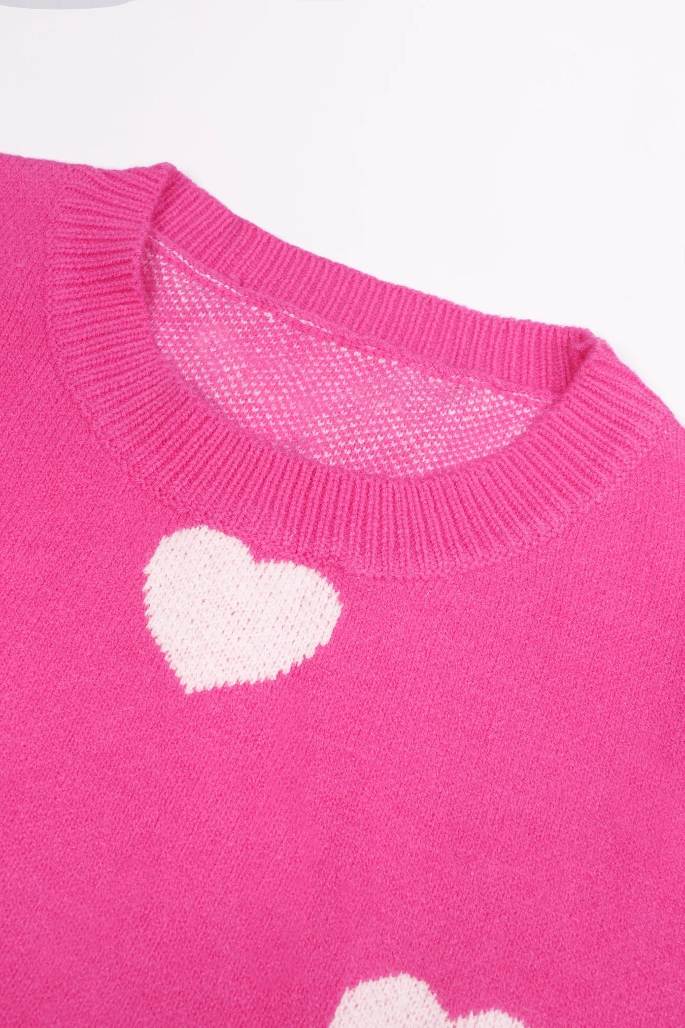 Women’s Heart Pattern Knit Sweater