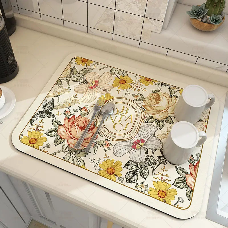 Super Absorbent Kitchen Drying Mat