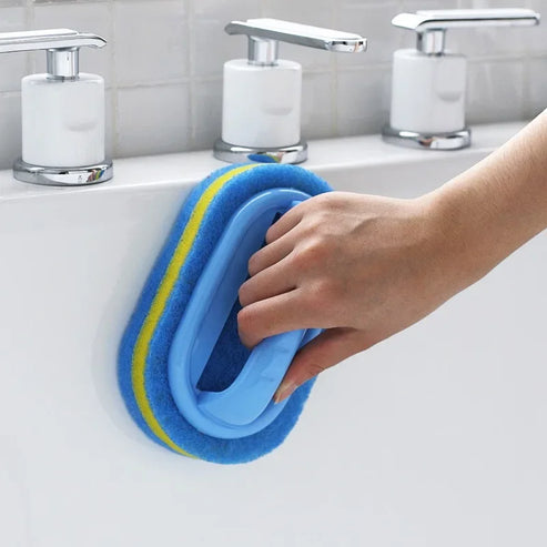 Handled Household Cleaning Sponge Brush