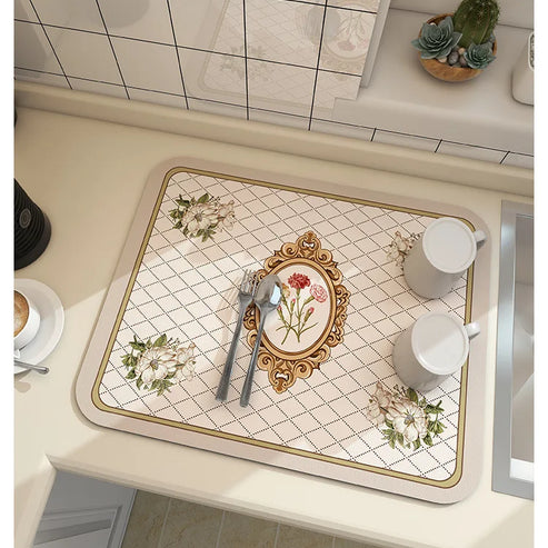 Super Absorbent Kitchen Drying Mat