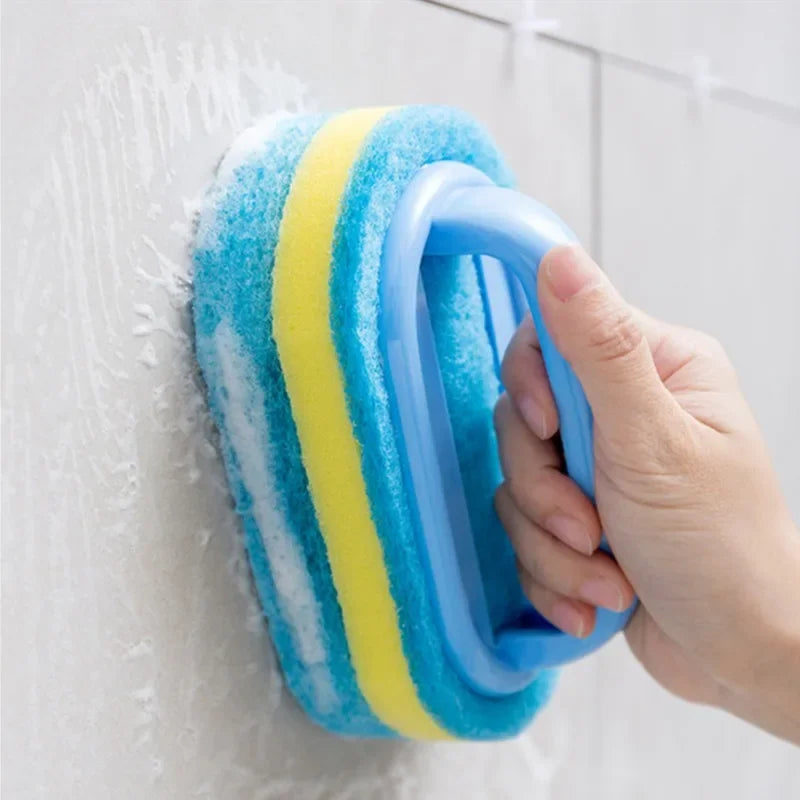 Handled Household Cleaning Sponge Brush
