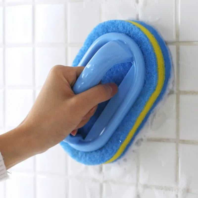 Handled Household Cleaning Sponge Brush